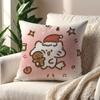 Christmas Cartoon Cat Snowy Day cushion cover Pillow Cover Decoration Room Home Sofa living Office Car Nordic Simplicity