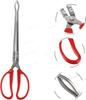 Heavy Duty Anti Slip Garbage Tongs Colorful Aluminum Allodurable Outdoor Pliers For Crab Fishing Magic Tool Long Fish Catcher