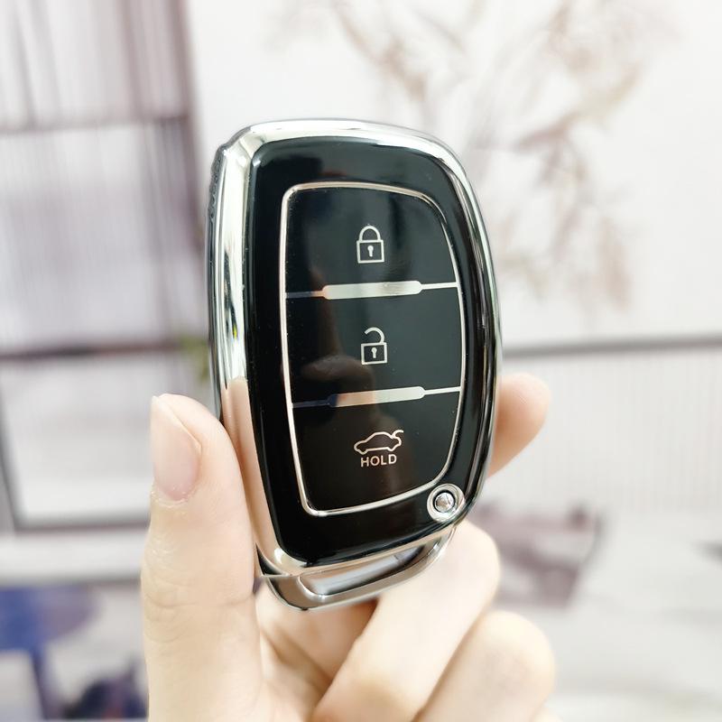 Cartoon Key Cover for Hyundai Models: Ix25, Mistra, Ix35, Elantra, Lingdong, Verna