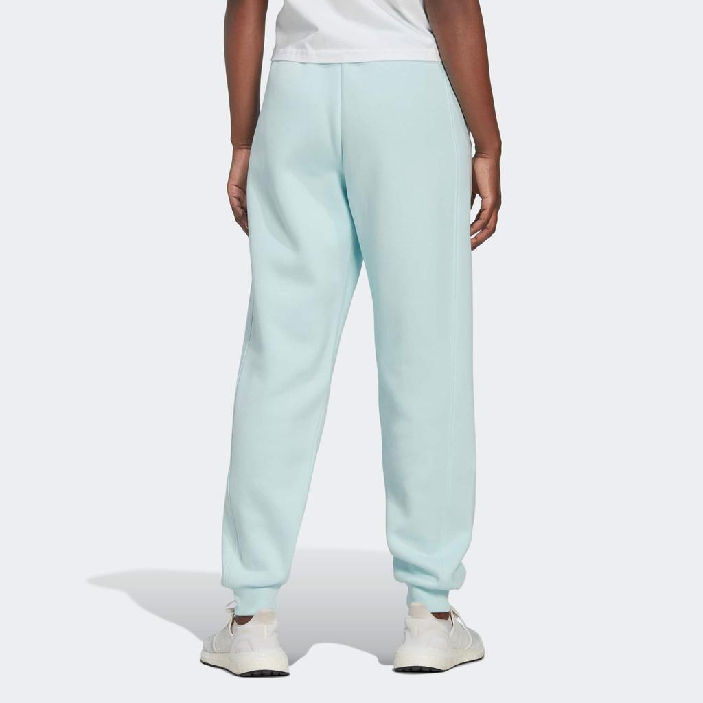 adidas All Season Pants With Embroidered Logo And Drawstring Cuffs Women Bottoms Light-Blue HN4233