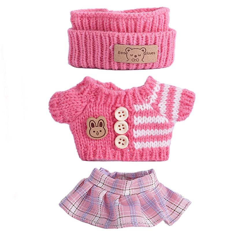 Fashion Doll Clothing Set For Anime Figure Doll 17cm Standing Doll Display Children Interactive DressingUp Doll Clothes