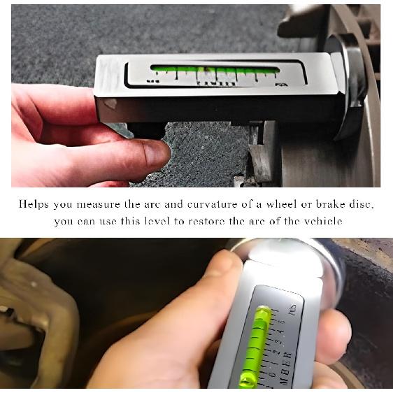 Adjustable Magnetic Gauge Tool, Automotive Camber Caster Strut Wheel Alignment Gauge, Universal Castor Strut Wheel Hub Alignment trument for Car RV