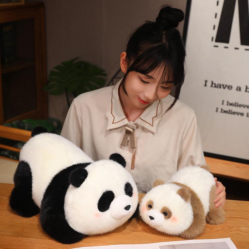 Cartoon Soft Panda Doll Plush Toy Zoo Black And White Giant Panda Doll Girl Rag Doll