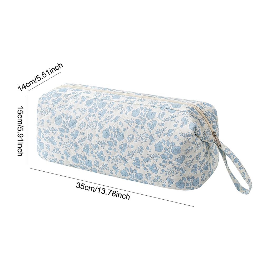 Quilted Travel Case with Handle & Zipper Travel Organizer Large Capacity for Airwrap Hair Dryer Shark Flexstyle