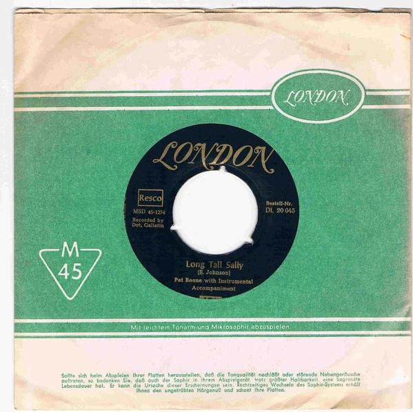 

7inch Record PAT BOONE Long Tall Sally DL20045 London Records 1956 Germany Rock Used