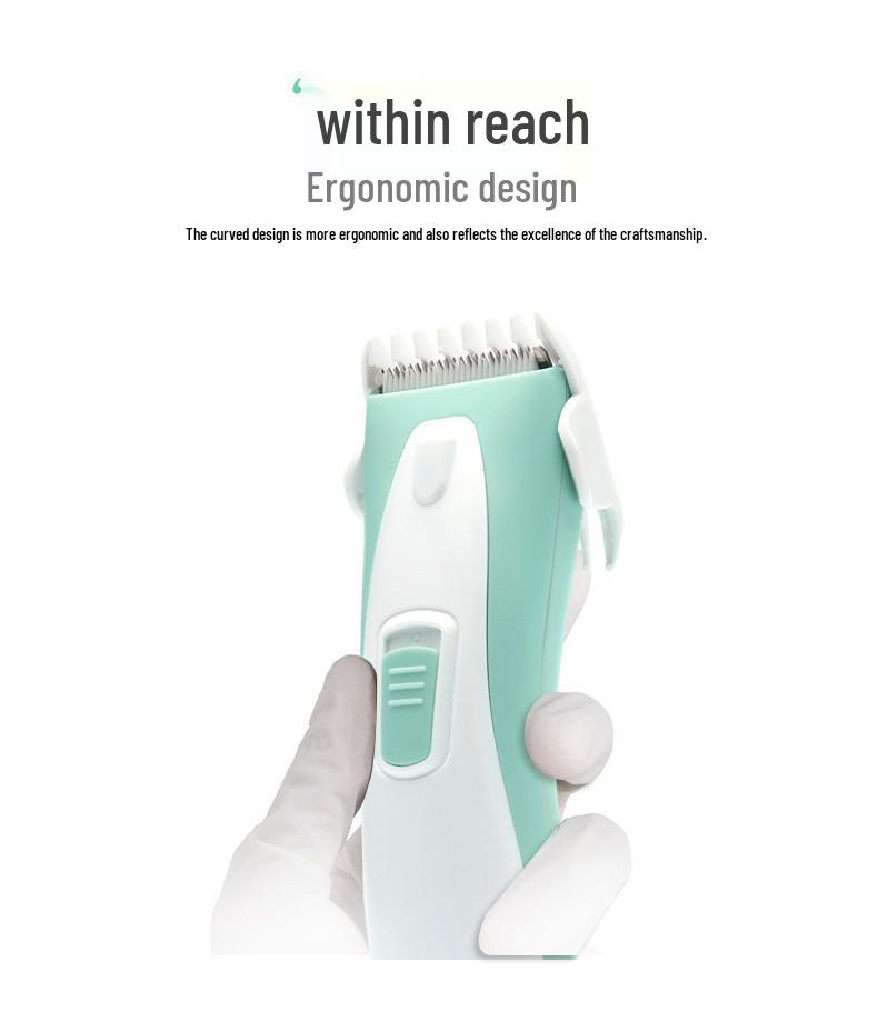 Quiet Electric Baby Hair Trimmer for Newborns and Infants