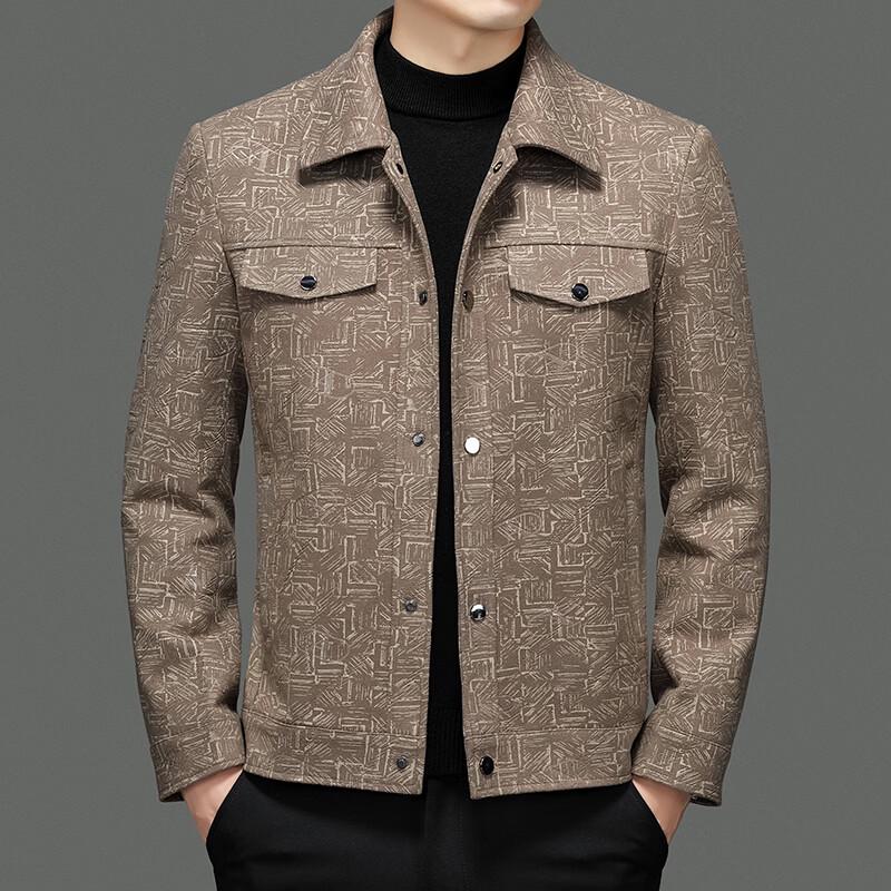 Firstview Men's Jacquard Casual Long-Sleeve Jacket FV26C1015