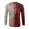 Halloween Print Raglan Sleeve Men's Long Sleeve Top