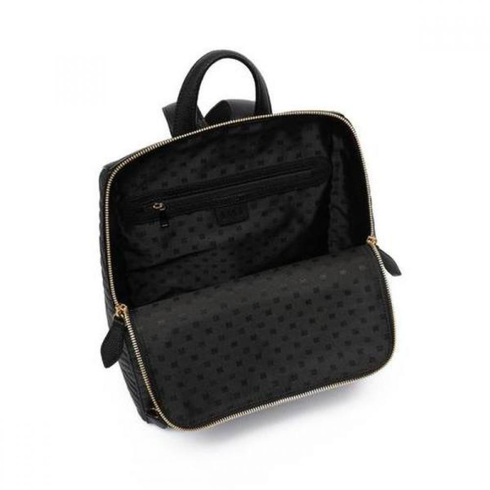 Daks Black Cutting Dd Logo Quilting Leather Backpack Dcba9e369bk
