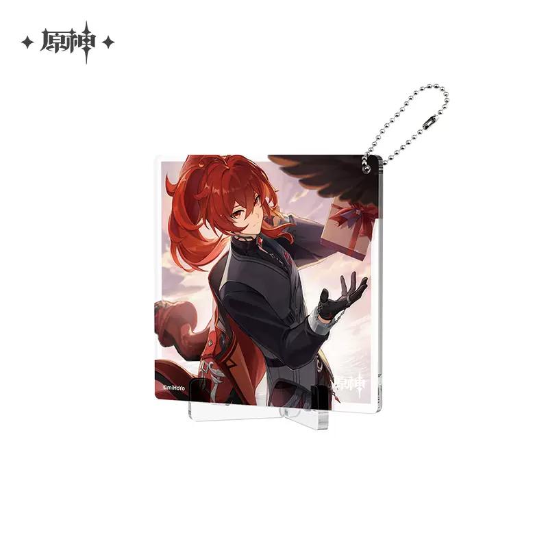 Sunsyea Genshin Impact Official Merch miHoYo Original Authentic Birthday Series Coaster Keychain Stand Wanderer Alhaitham