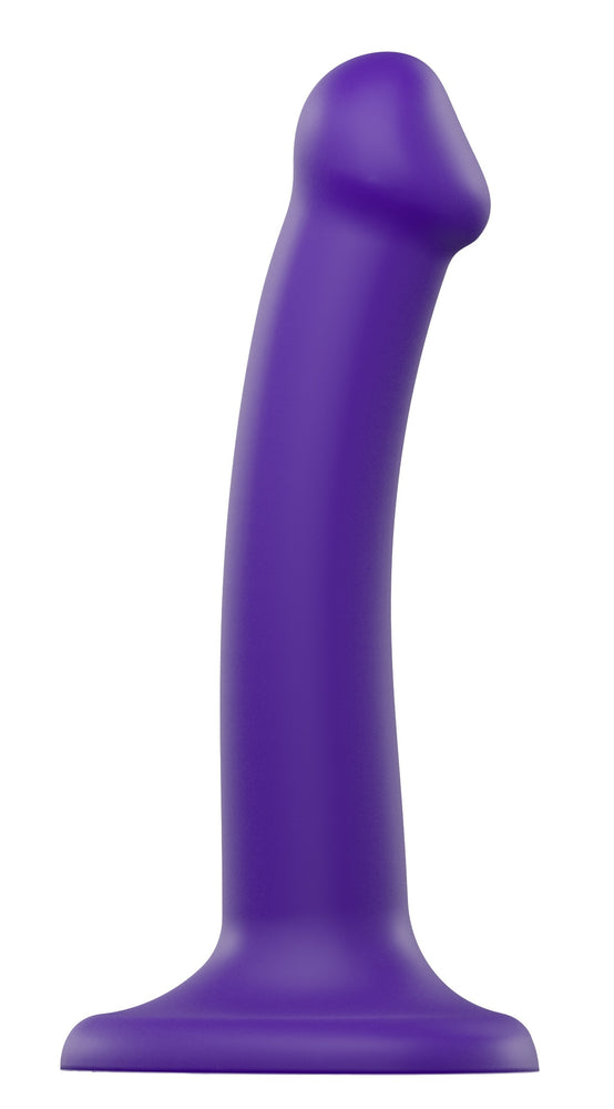 Gode Strap-On-Me Bendable S 15 x 3.5 cm Violet - strap on me - GODE EN SILICONE