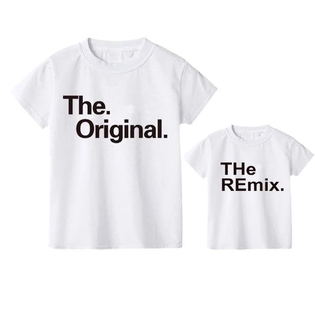 Original Remix Father Love Father Father T-Shirt Dad Dad And My Clothes Big Man And Little Man Me And Dad Clothes Cotton T Shirt