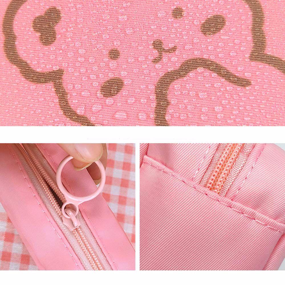 Cute Cartoon Pattern Bunny Bear Rabbits Cosmetic Bag Lipstick Pouch Sanitary Napkin Bag Coin Purse