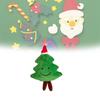 Christmas Tree Tree Keychain Christmas Decorations Plush Toy Pendant Gift Doll