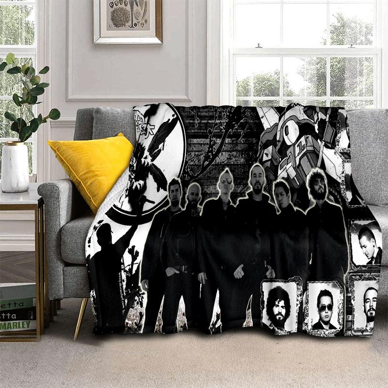 HOT L-Linkin Park Rock Band Classic Soft Plush Blanket,Flannel Throw Blanket for Living Room Bedroom Picnic Bed Sofa Cover