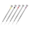 3PCs Jewelry Repair Screwdriver Set Carbon Steel Detachable Heads AntiSlip Aluminum Handle For Watchmakers Tool