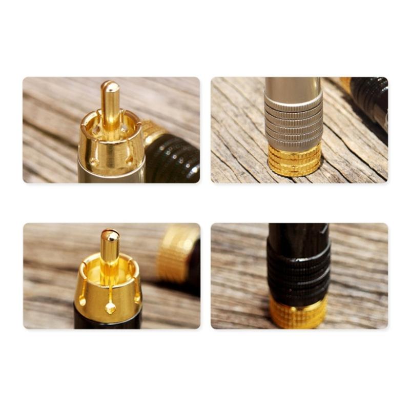 RCA Digital Audio Coaxial Cable 24K Gold Plated Connectors S/PDIF RCA Male To RCA Male for Home Theater, HDTV, Subwoofer