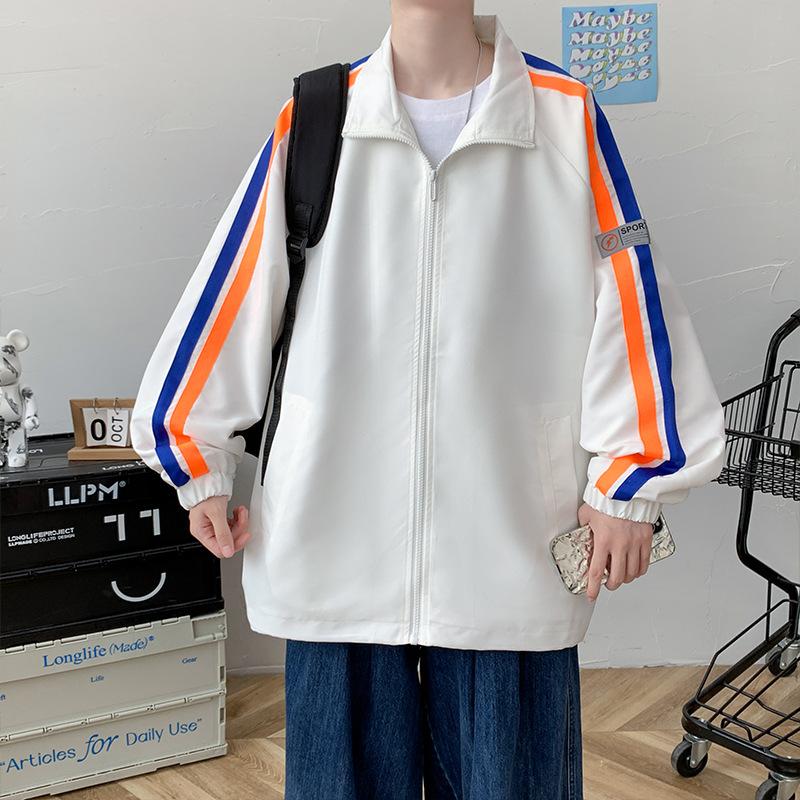 Autumn on New Men Casual Collars Mountaineering Sports Windproof Waterproof Jacket Fashion Trend Coat Men