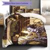 Cartoon Pattern Bedding Quilt Set Quilt Cover Pillowcase Home Decoration Birthday Gift (1 * Duvet Cover + 2 * Pillowcase, Without Core)