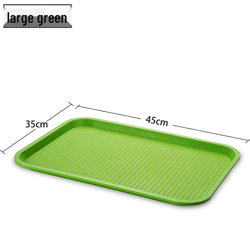 Jingbaodi Large Green Plastic Serving Tray