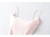 2025 New Women's Spicy Style Elastic Band Camisole with Chest Pads - Sexy, Tight, and Backless