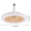 30W Ceiling Fan With Lights LED Modern Thin Enclosed Fan Lighting Remote Control 3-Color Changing Light Fan Home Lamps AC86-25V
