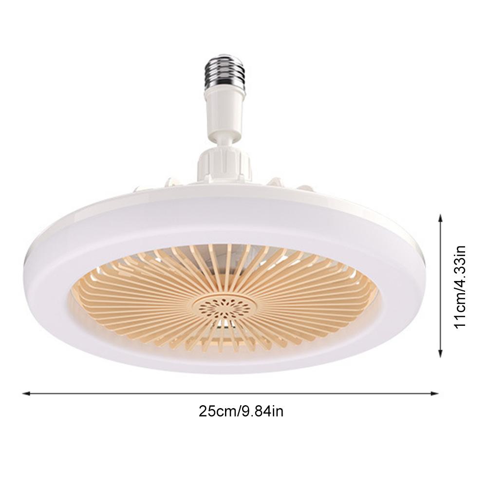 30W Ceiling Fan With Lights LED Modern Thin Enclosed Fan Lighting Remote Control 3-Color Changing Light Fan Home Lamps AC86-25V