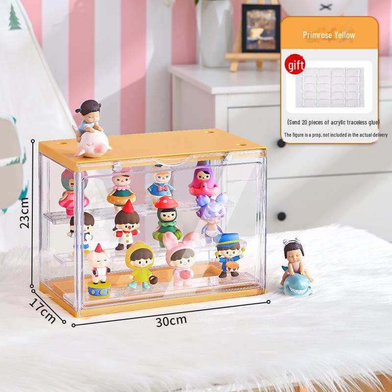 

Прозрачная акриловая подставка Xingyou: Пыле- и водонепроницаемый глухой ящик для хранения вещей.