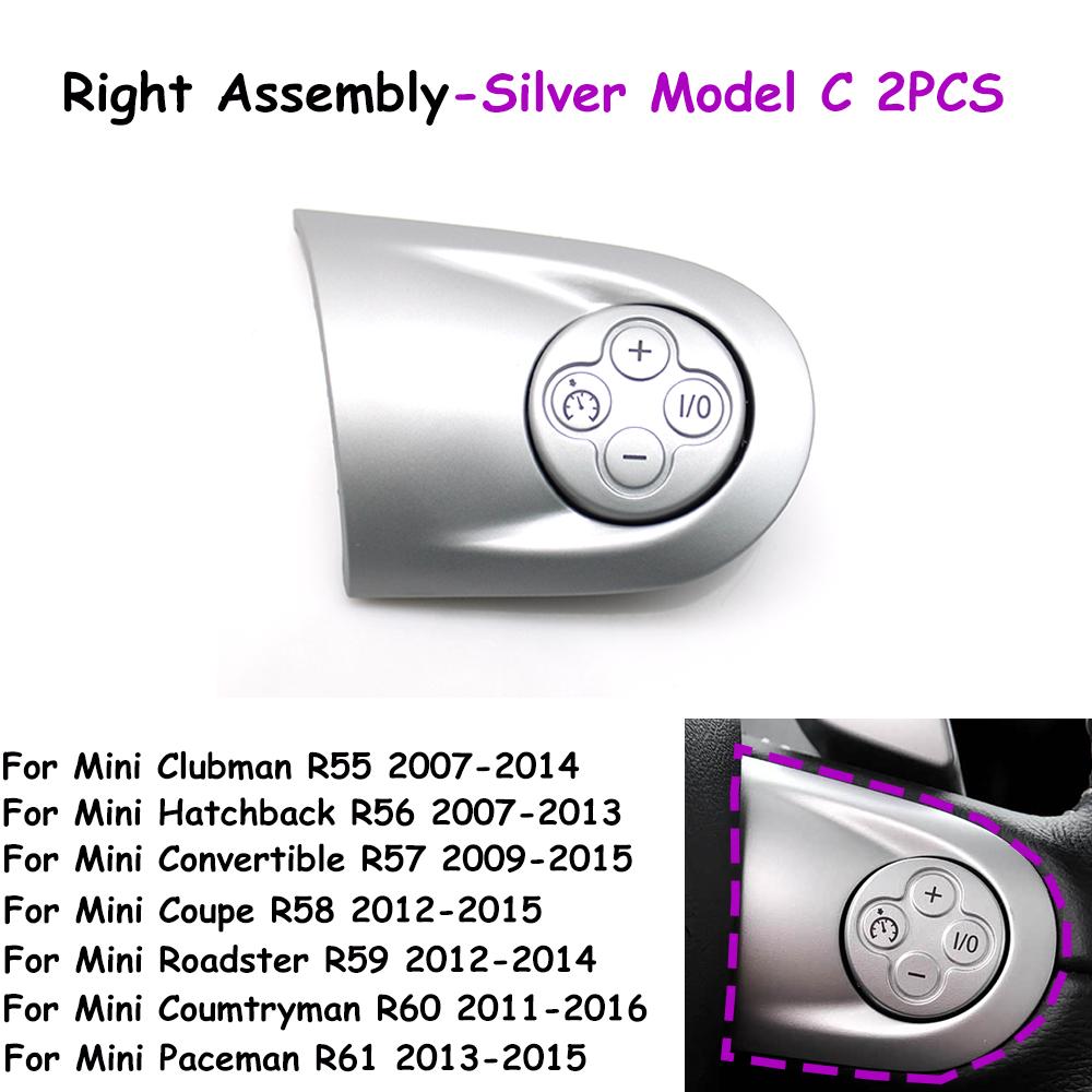 R55 R56 R57 R58 R59 R60 R61 Car Steering Wheel Multifunction Cruise Control Switch Button Assembly For BMW Mini Cooper Paceman