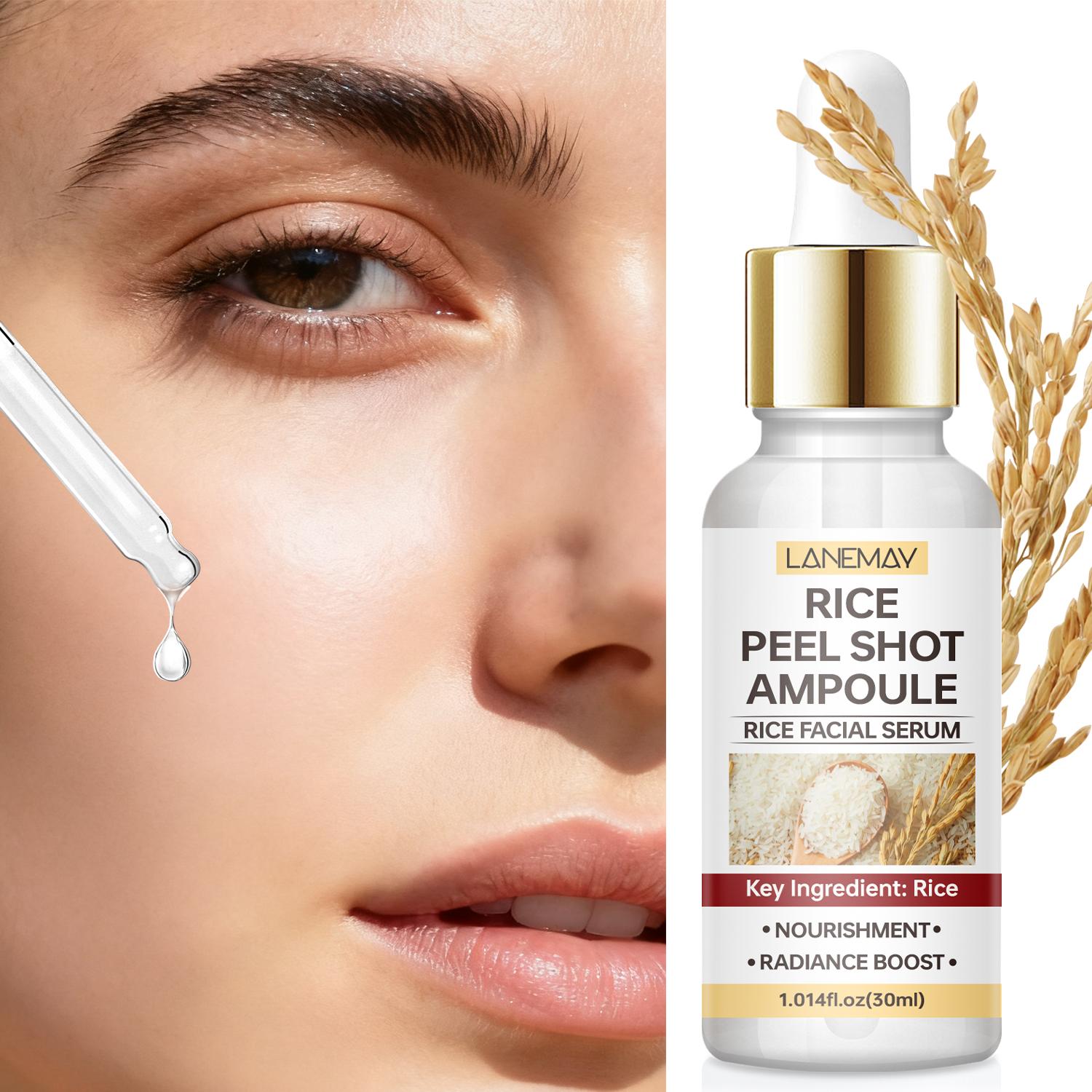 

Rice Peel Shot Ampoule-Brightens Skin Tone And Enhances Iuminosity-Delivers Deep Hydration-Suitable For All Skin Types, 30ml