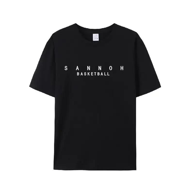 Anime Slam Dunk T-Shirt For Men’s Sakuragi Hanamichi Kaede Rukawa Tee Oversized Japanese Mang Cotton Short Sleeve Fast Shipping