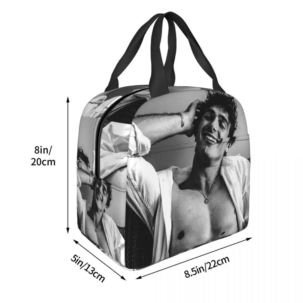 Jacob Elordi Australian Actor Insulated Lunch Bag for Kids School Cooler Thermal Food Box Tote Portable Lunch Boxes Container