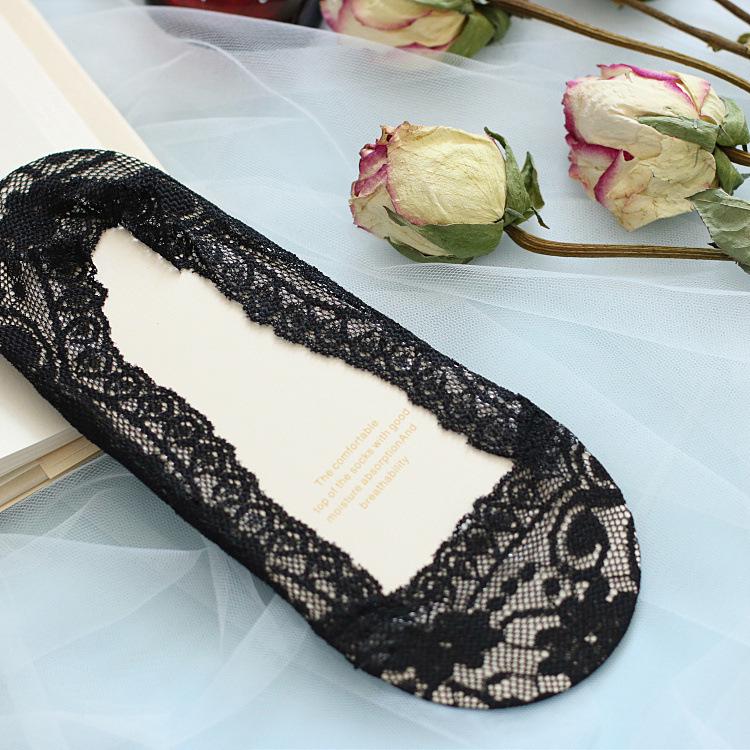 Damen Eis-Seide Low-Cut Anti-Rutsch Unsichtbare Bootssocken – Dünn, Baumwollsohle, Rutschfeste Ferse, Perfekt für High Heels