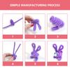 LALAFINA 500 Pieces Chenille Stem Craft Pipe Cleaners for Kids, DIY Arts Supplies, Colorful Wire, 30cm Long, Assorted Colors