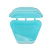 Trapezoid Orthodontic Retainer Case Travel Portable Denture Mouth Guard Storage Box for Home Office