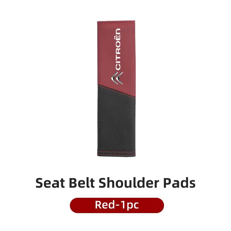 Car Seat Safety Belt Shoulder Cover Spliced Protective Cover For Citroen C4 C3 C5 C1 C2 C6 VTS C4L DS3 DS4 DS5 Grand Berlingo