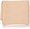 White Tanned Leather Long Wallet Trifold Wallet PH0755 Beige 50501 [Kitamura] (Billfold) Men's