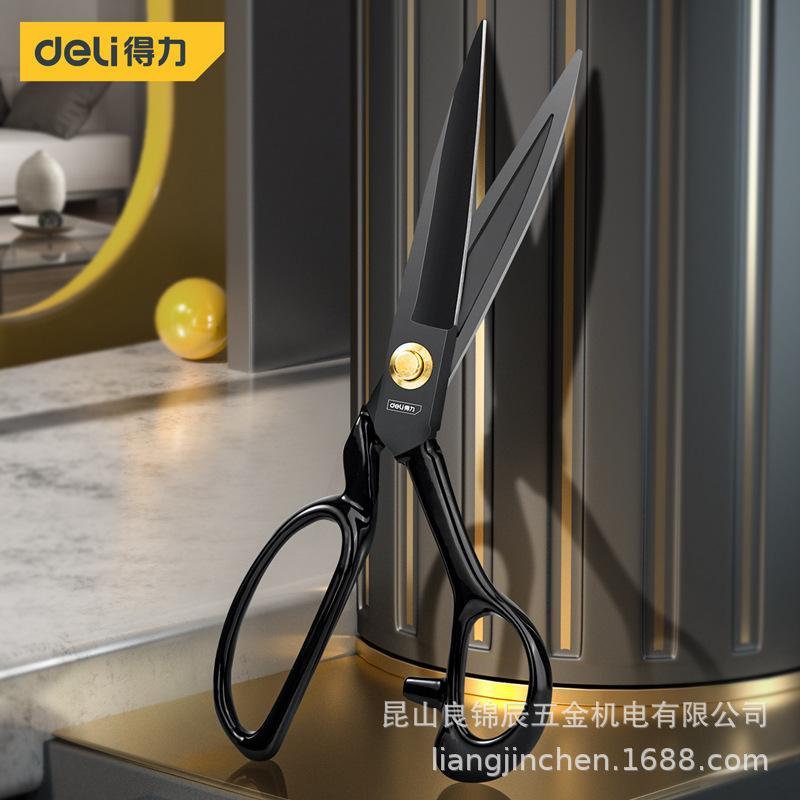Deli Tools 9-inch Tailoring & Fabric Scissors DL358029 9-inch Tailoring Scissors (Black)