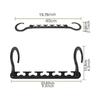 Foldable Magic Hanger Multi-function Five-hole Connection Hook ABS Plastic Rotary Storage Hanger Coat Hanger Hangers