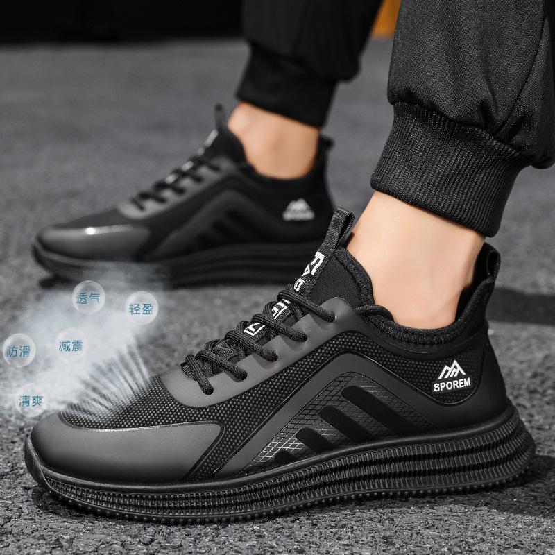 Lightweight soft-soled casual comfortable shoes Thin flat-soled dirt-resistant lightweight non-slip sports shoes