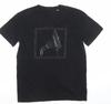 Stanley/Stella Men's Black Graphic Organic Cotton T-Shirt Size S