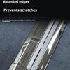 Fit For ZEEKR 9X 2025 Specialized Stainless Steel Seat Rail Trim Strip Protective Bright Strip Interior Modification Ornaments