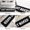 1/2pcs Microfiber Bath Mat Quick Dry And Washable Door Mat, Non Slip Letters Bathroom Rug, Soft And Thicken Shower Mat, Absorbent Bathroom Carpet