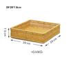 Portable Handwoven Bread Storage Basket Breathable 7 Styles Outdoor Picnic Basket Double Handle Fruit Tray Sundries Organizer