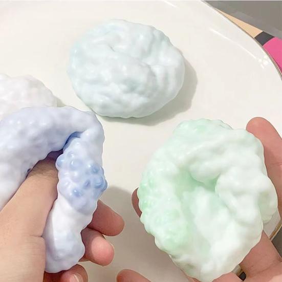 1/4Pcs Bead Filled Stress Ball Toy Anxiety Relief Shapeable Squeeze Ball Sensory Toy Kids Teens Adults Portable Soft Colorful Ball Pinch Fidget Toy