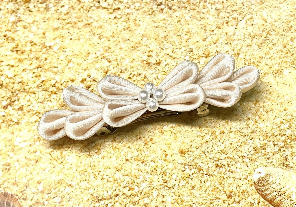 Tsumami Zaiku Barrette M em-151 (Off White)