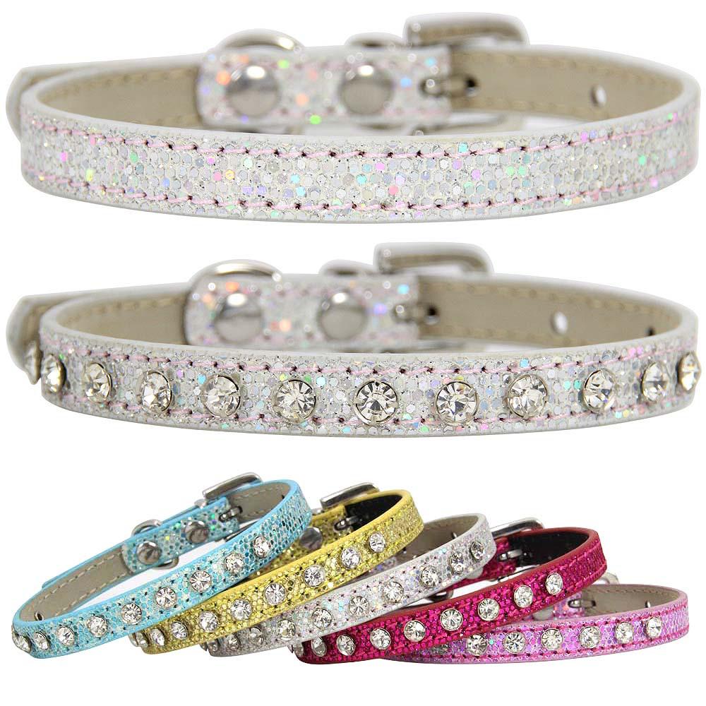 Creative Cross-Border Style Cat & Dog Collar with Flash Claw Diamond Design