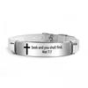 Silver Family Friendship Bracelet Adjustable Bible Verse Bracelet  Religious Gifts