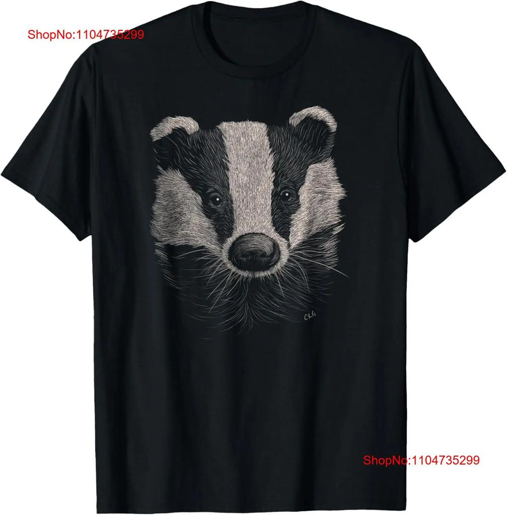 Badger Lover Animals Wildlife Wild T Shirt Vintage Designer Clothes Homme Streetwear Unisex Graphic Stylish Comfortable