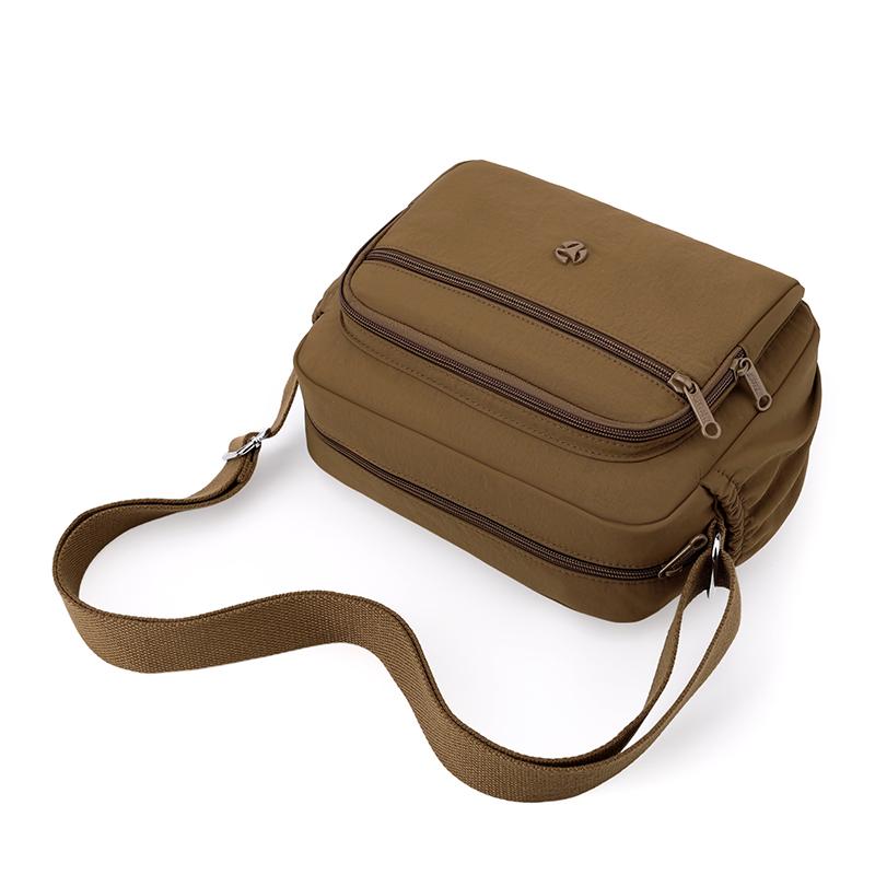 Water-repellent Nylon Bag Women's Shoulder Bag Crossbody Bag Lightweight Small Square Bag